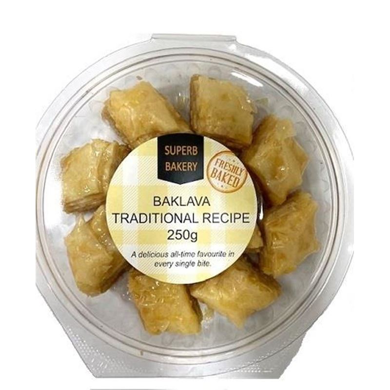 Superb Bakery – Baklava Traditional Recipe 250g