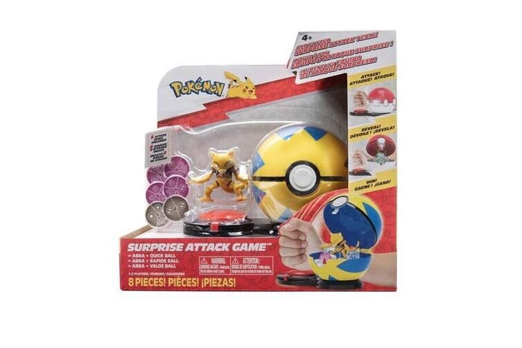 Pokemon surprise attack game Abra + quick ball