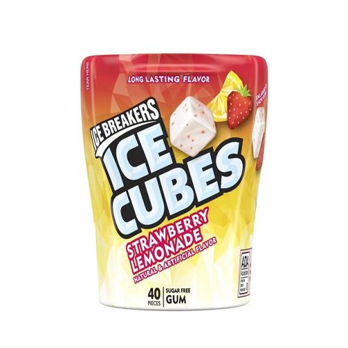 Ice Breakers Ice Cubes Strawberry Lemonade 40 pieces