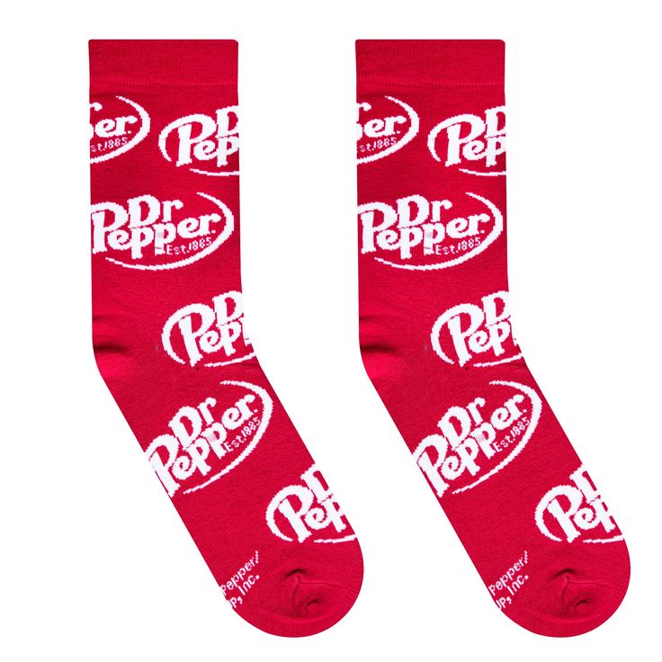 CRAZY SOCKS Dr Pepper Crew Socks