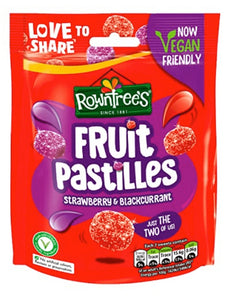 Rowntrees Fruit Pastilles Strawberry & Blackcurrant 143g