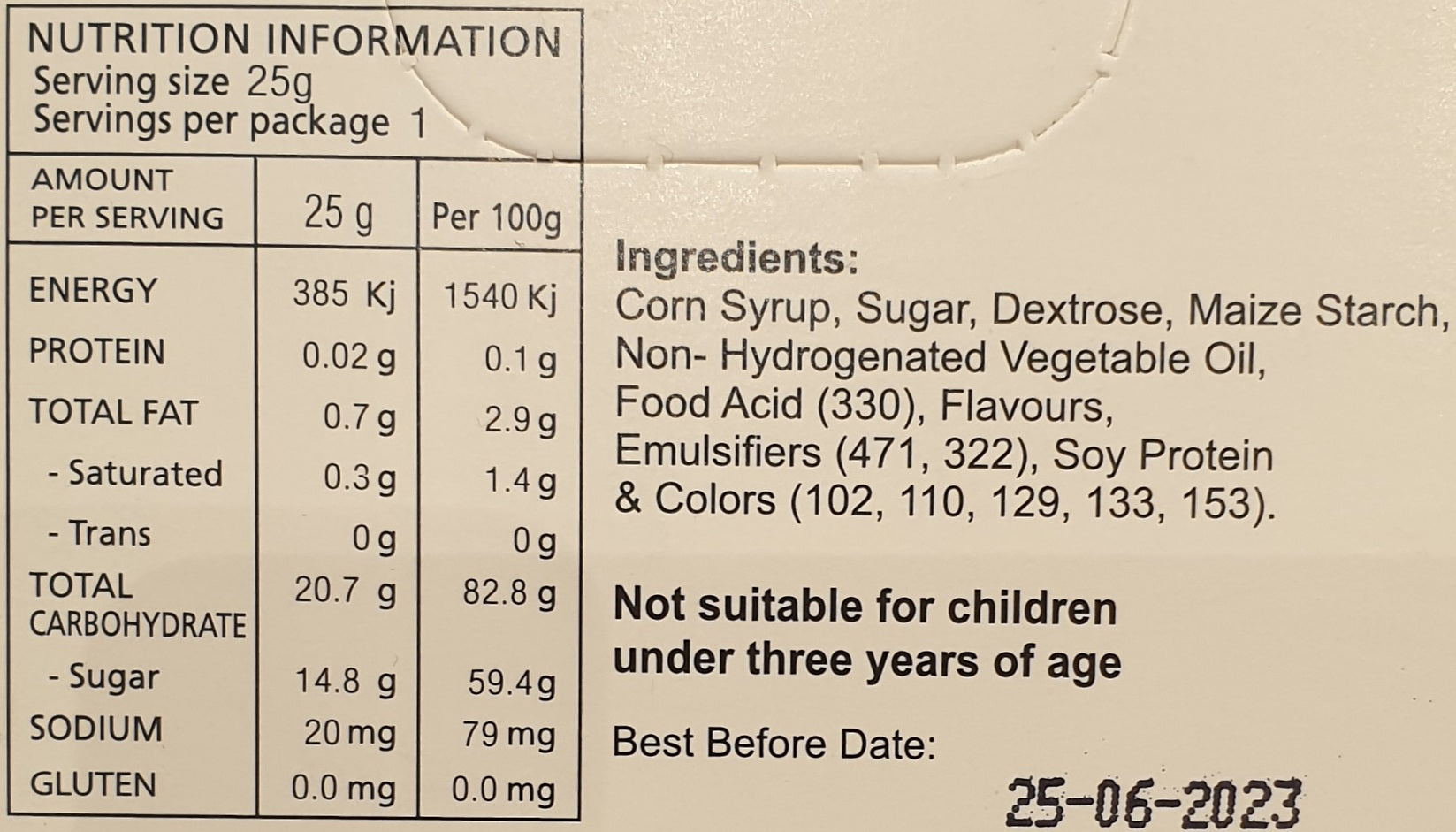 JOJO Pizza Chew 25g