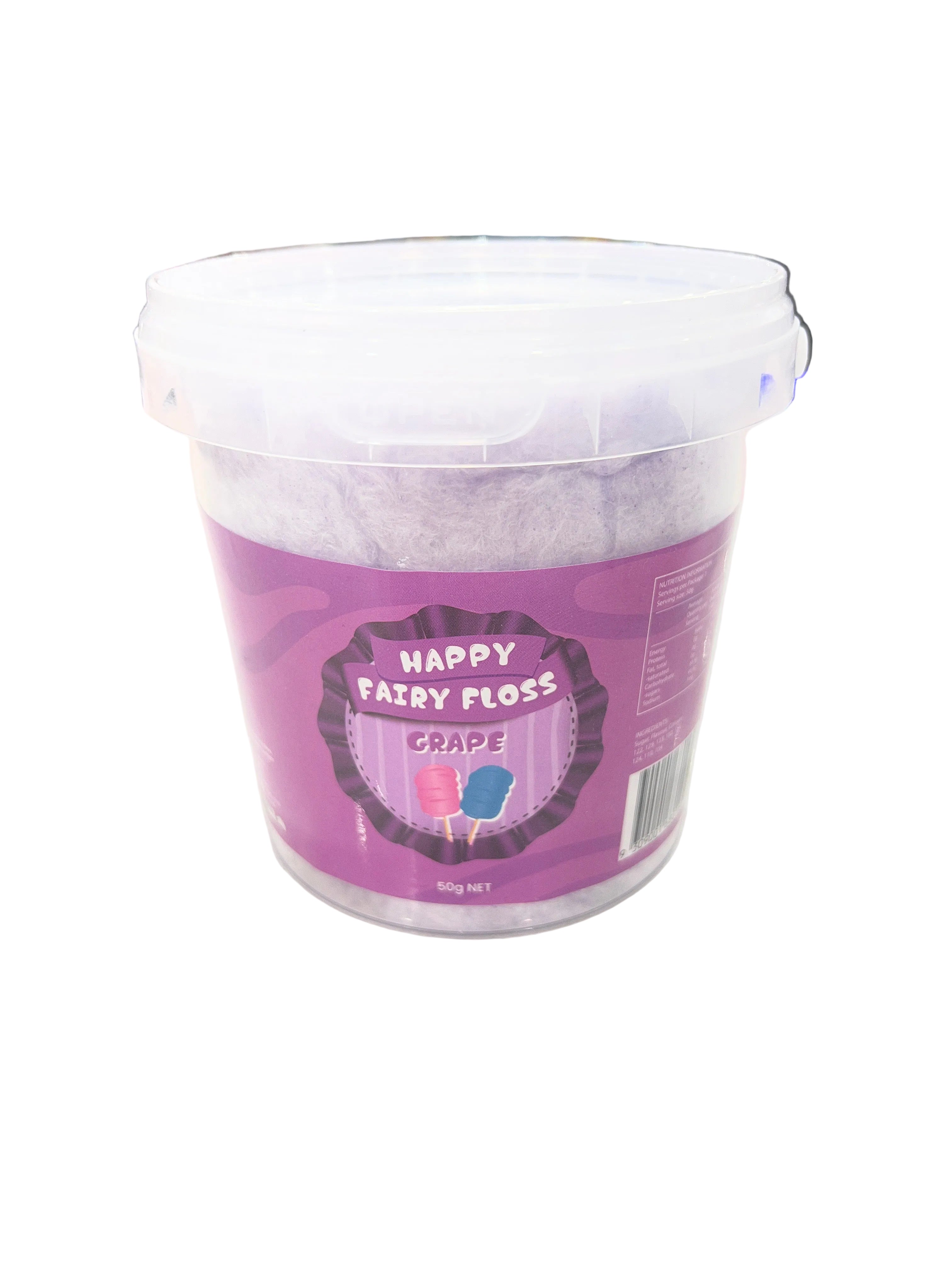 Happy Fairy Floss Grape 50g