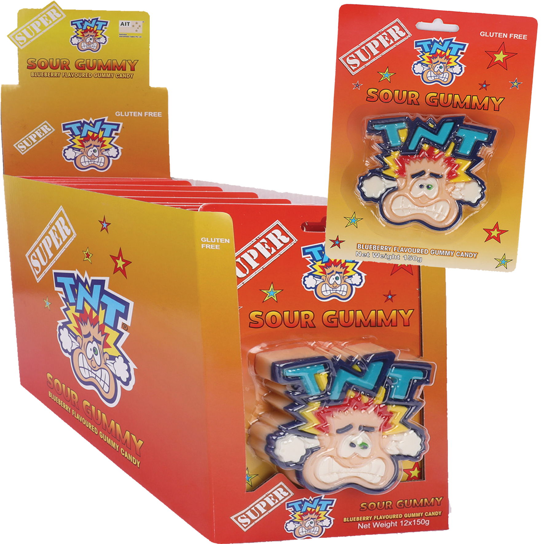 SUPER SOUR GUMMY TNT 150g