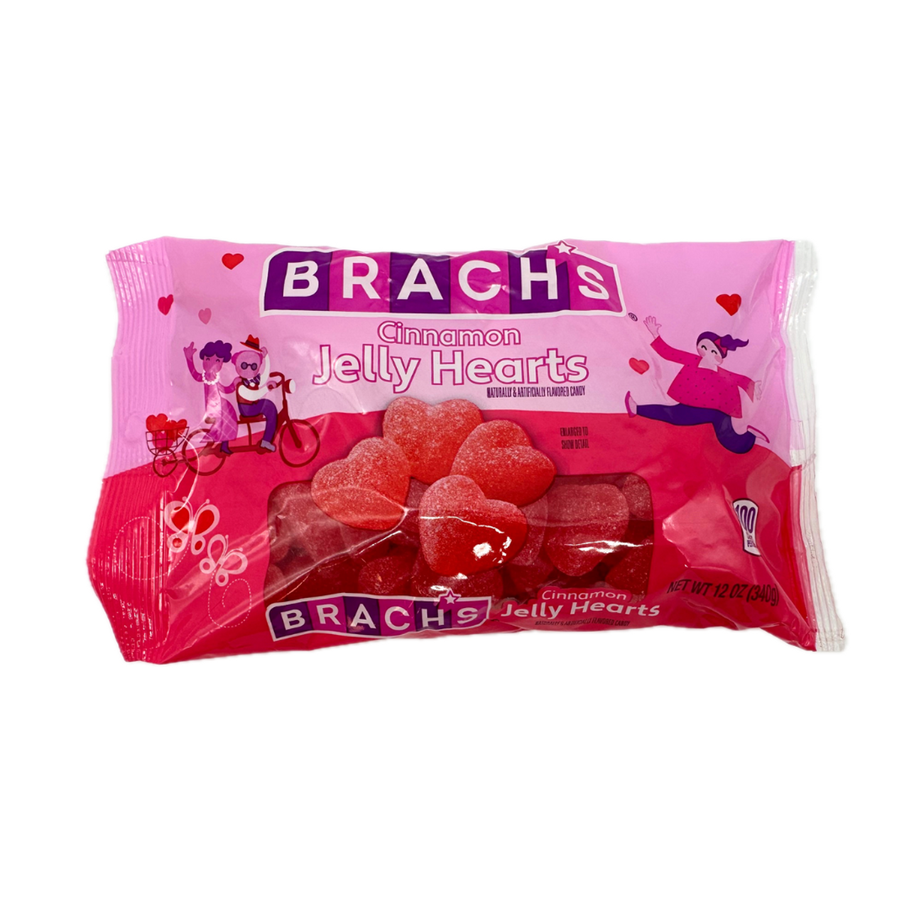 BRACH'S Cinnamon Jelly Hearts 340g