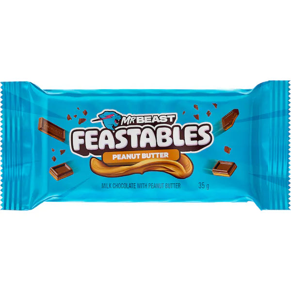 FEASTABLES Mr Beast Peanut Butter Bar 35g
