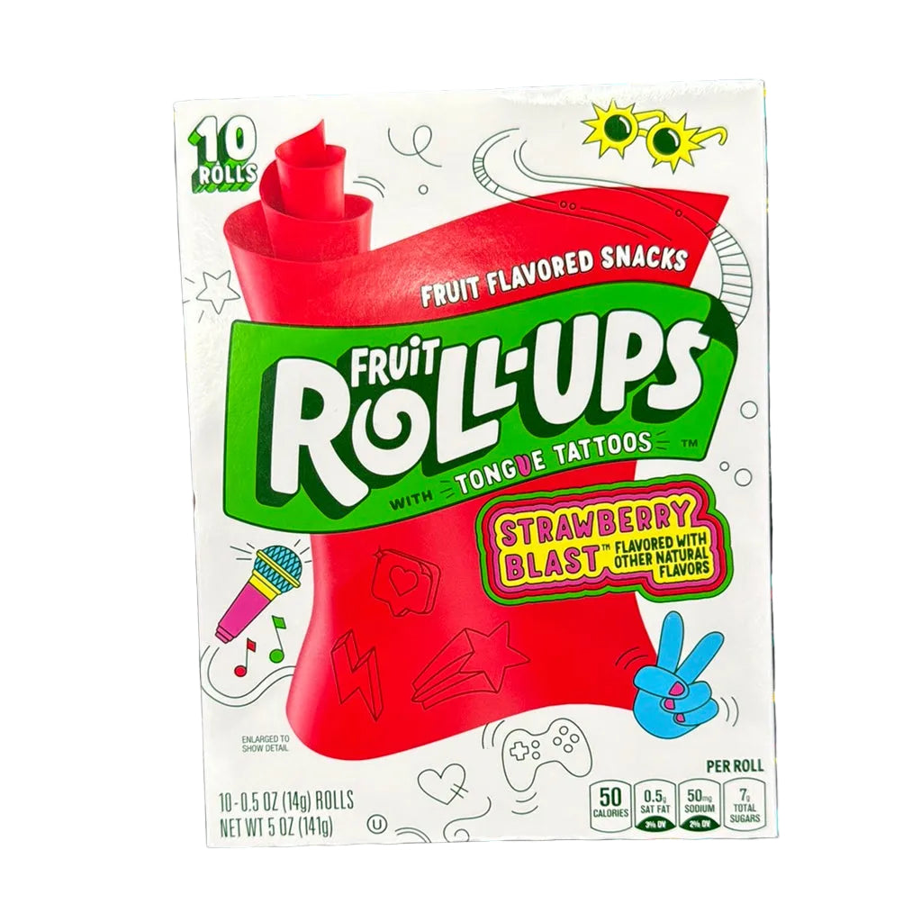 FRUIT ROLL-UPS Strawberry Blast 141g
