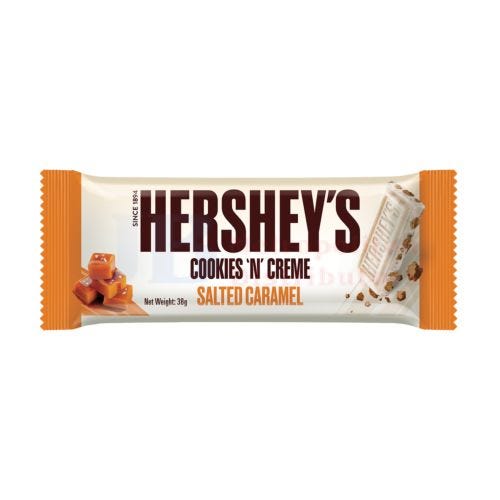 HERSHEY'S Cookies'n'creme Salted Caramel 38g