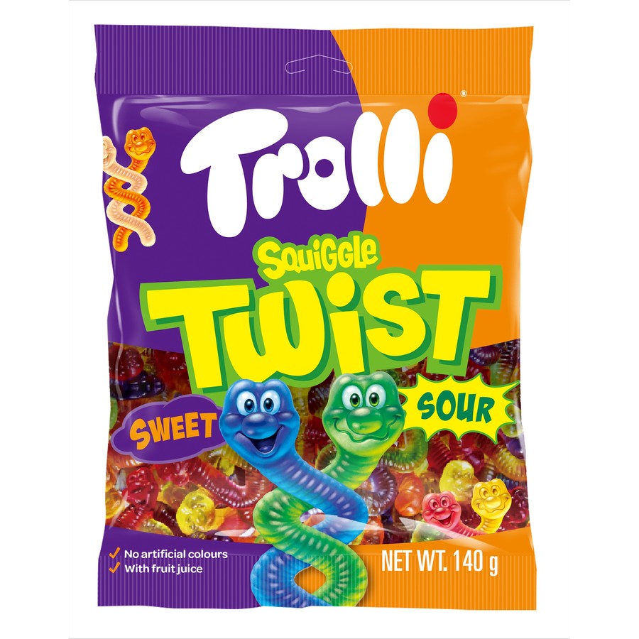 Trolli squiggle twist 140g