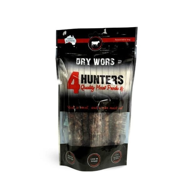 4 Hunters Dry Wors Bites 100g