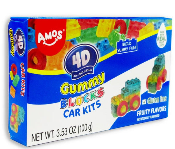 4D Gummy Blocks Car Kits 100g