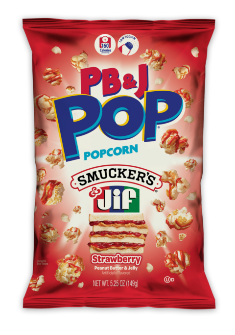 PB & J Popcorn Smuckers Strawberry 149g