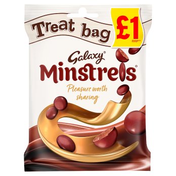 Galaxy minstrels treat bag 80g