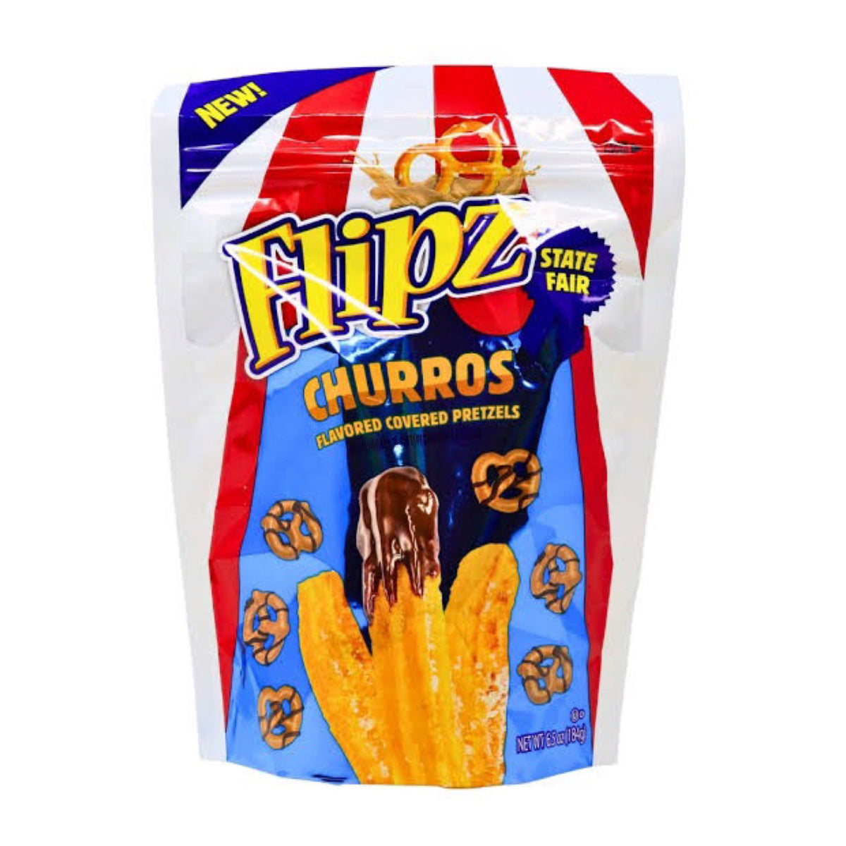Flipz state fair churros pretzels 184g