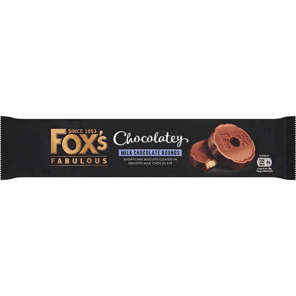 Fox's chocolatey milk chocolate rounds 130g