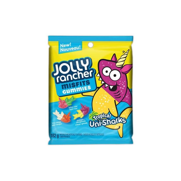 JOLLY RANCHER MISFITS TROPICAL UNI-SHARKS 182g