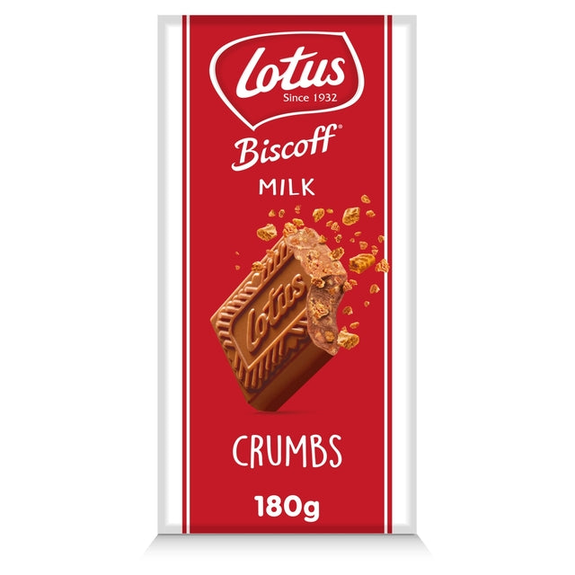 BISCOFF Milk Chocolate With Biscoff Crumbs 180g