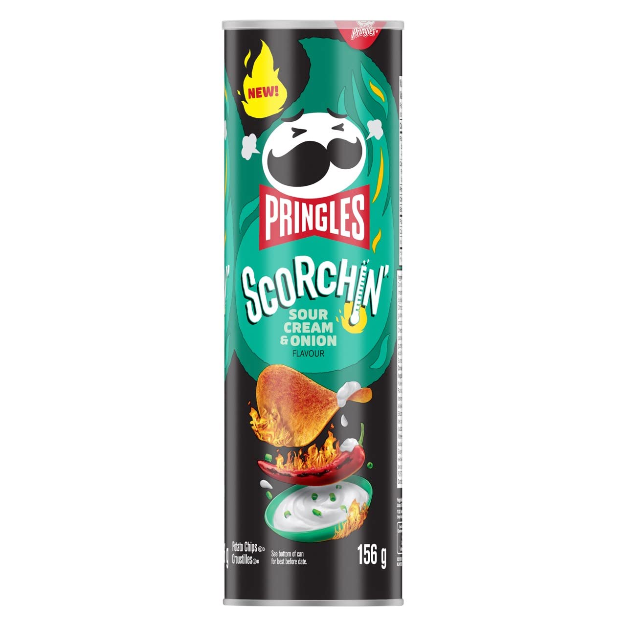 PRINGLES SCORCHIN sour cream & onion 158g