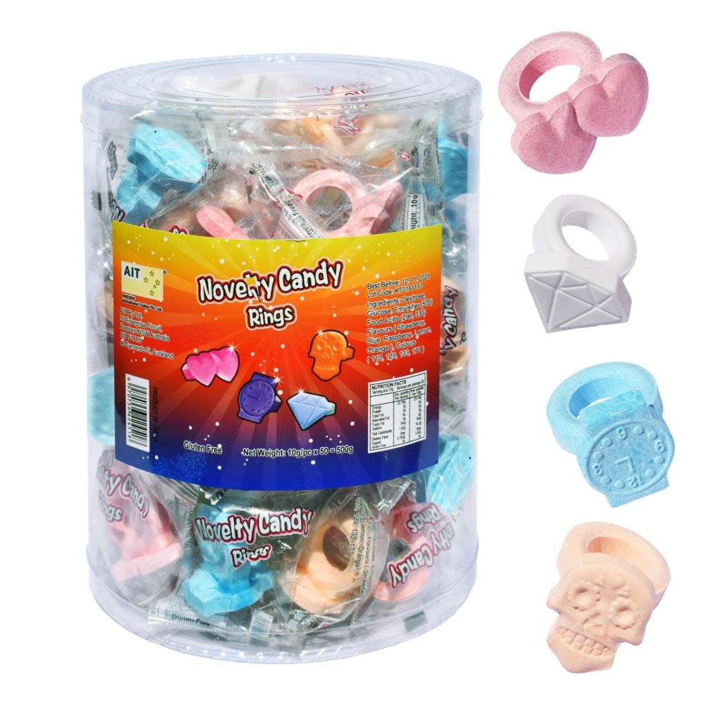 Novelty Candy Rings 10g