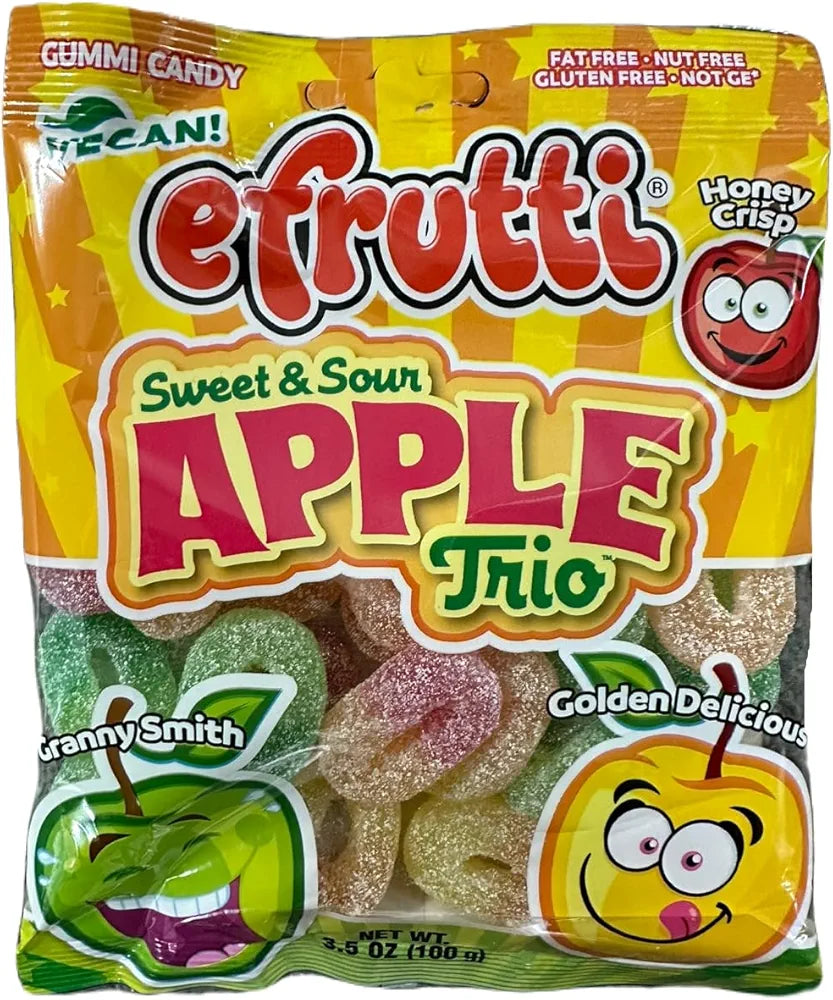 Efruitti sweet and sour apple trios