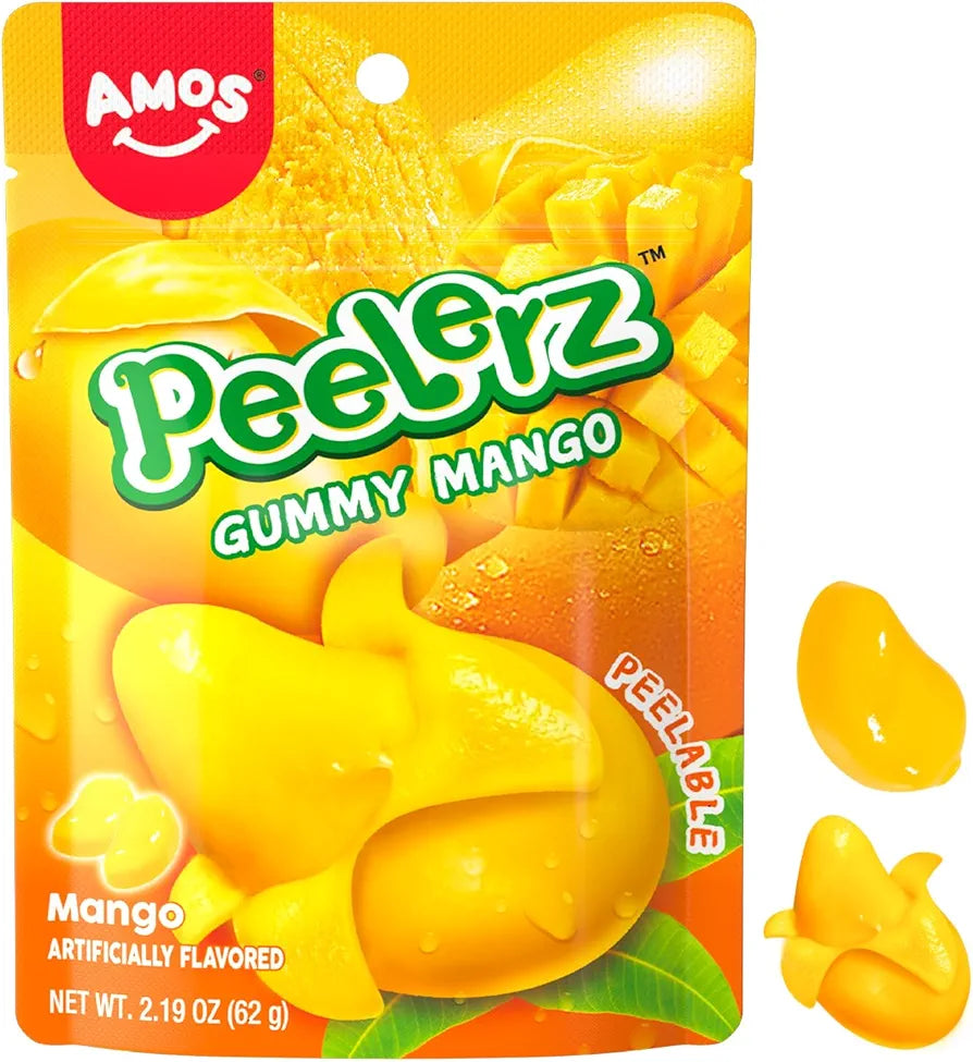 Amos Peelerz Mango Gummy Candy 150g