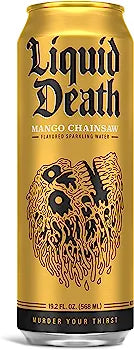 LIQUID DEATH Sparkling Water Mango Chainsaw 500ml