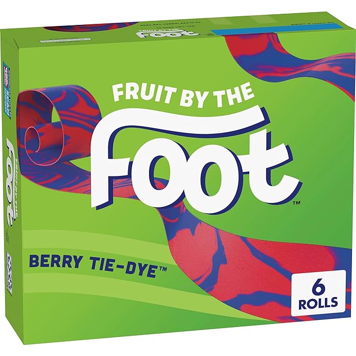 FRUIT BY THE FOOT Berry Tie-Dye 128g 6 Rolls