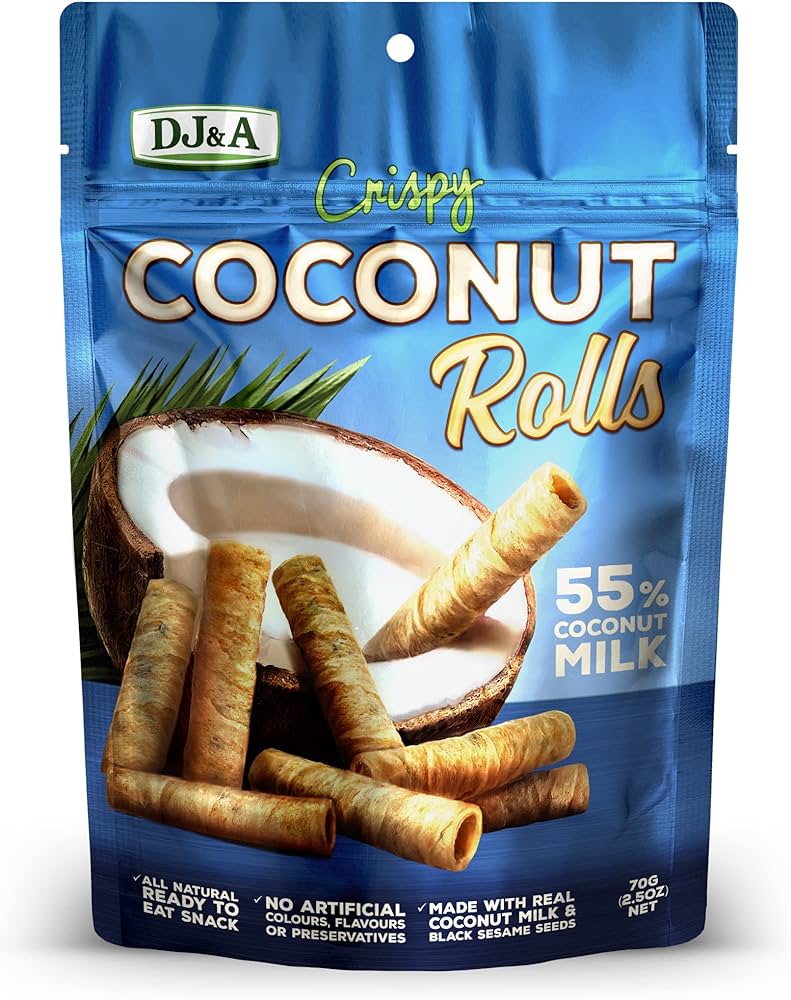 Crispy Coconut Rolls 70g