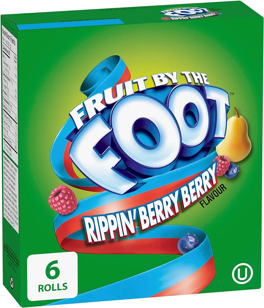 FRUIT BY THE FOOT RIPPIN'BERRY BERRY 128g
