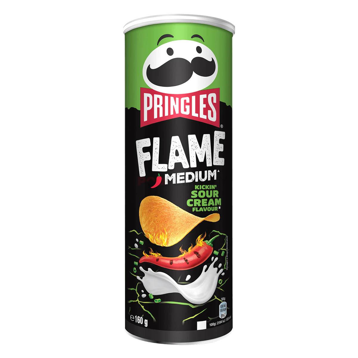 PRINGLES Flame Kickin' Sour Cream Flavour 160g