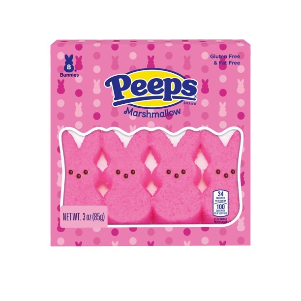 PEEPS Marshmallow Bunnies Pink 85g
