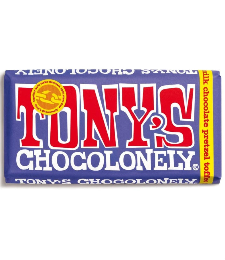 TONY'S CHOCOLONELY PRETZEL TOFFEE 180g