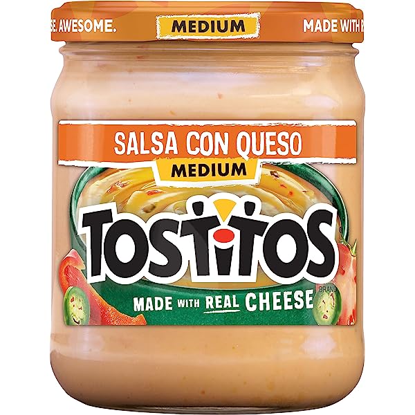 TOSTITOS Salsa Con Queso Medium 525.2g