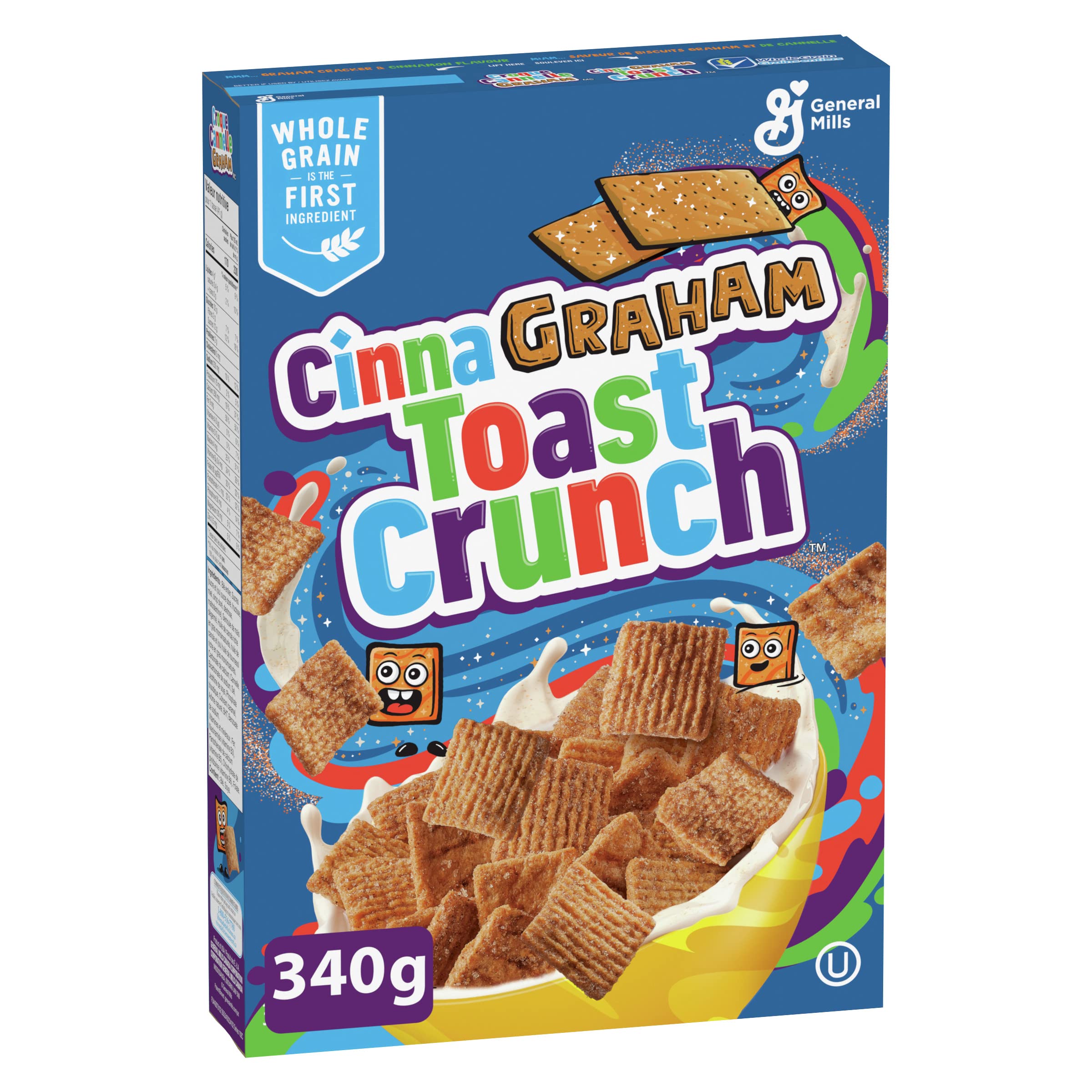 Cinna Graham Toast Crunch Cereal 340g