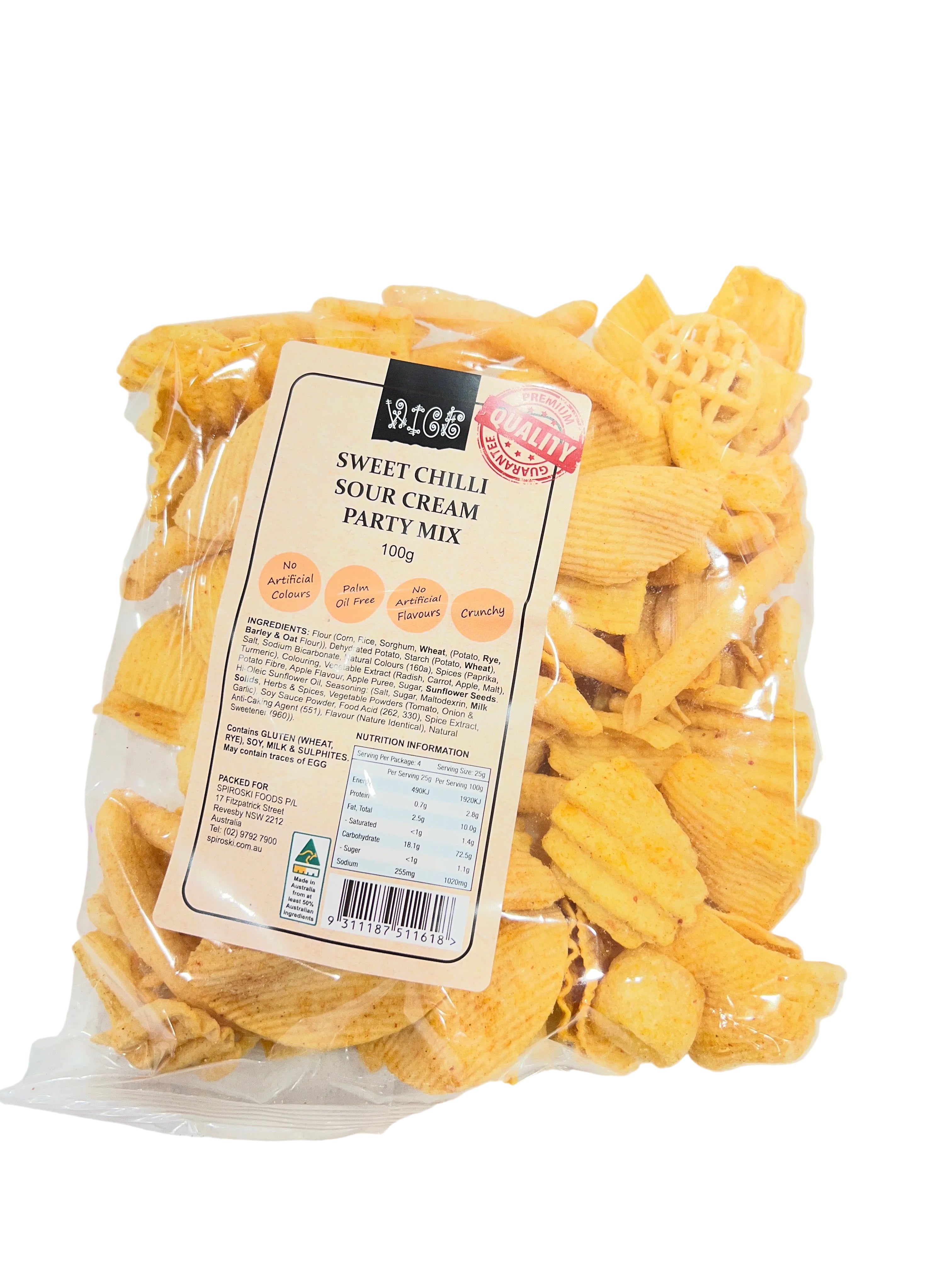 Wice Sweet Chilli Sour Cream Party Mix 100g
