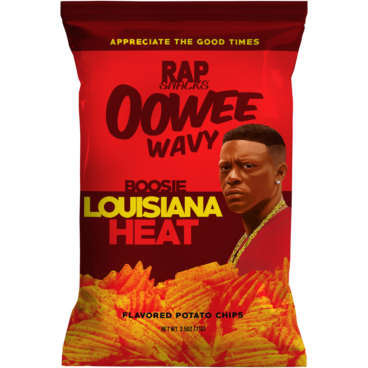 RAP SNACKS BOOSIE Louisiana heat 71g