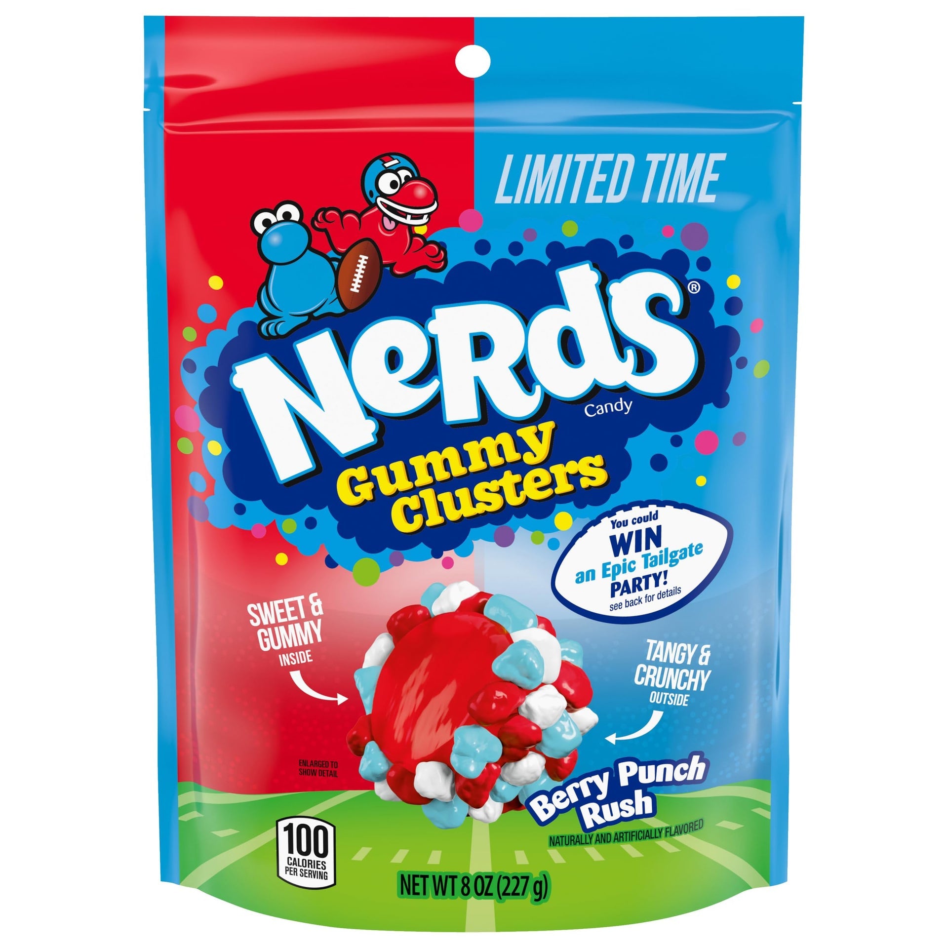 NERDS Gummy Clusters Berry Punch Rush Blitz limited edition 227g