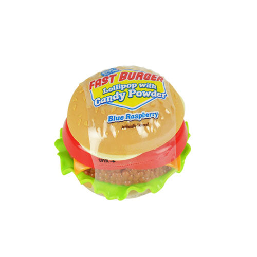 Dip'n'Lik Fast Burger Lollipop with Candy Powder 21g