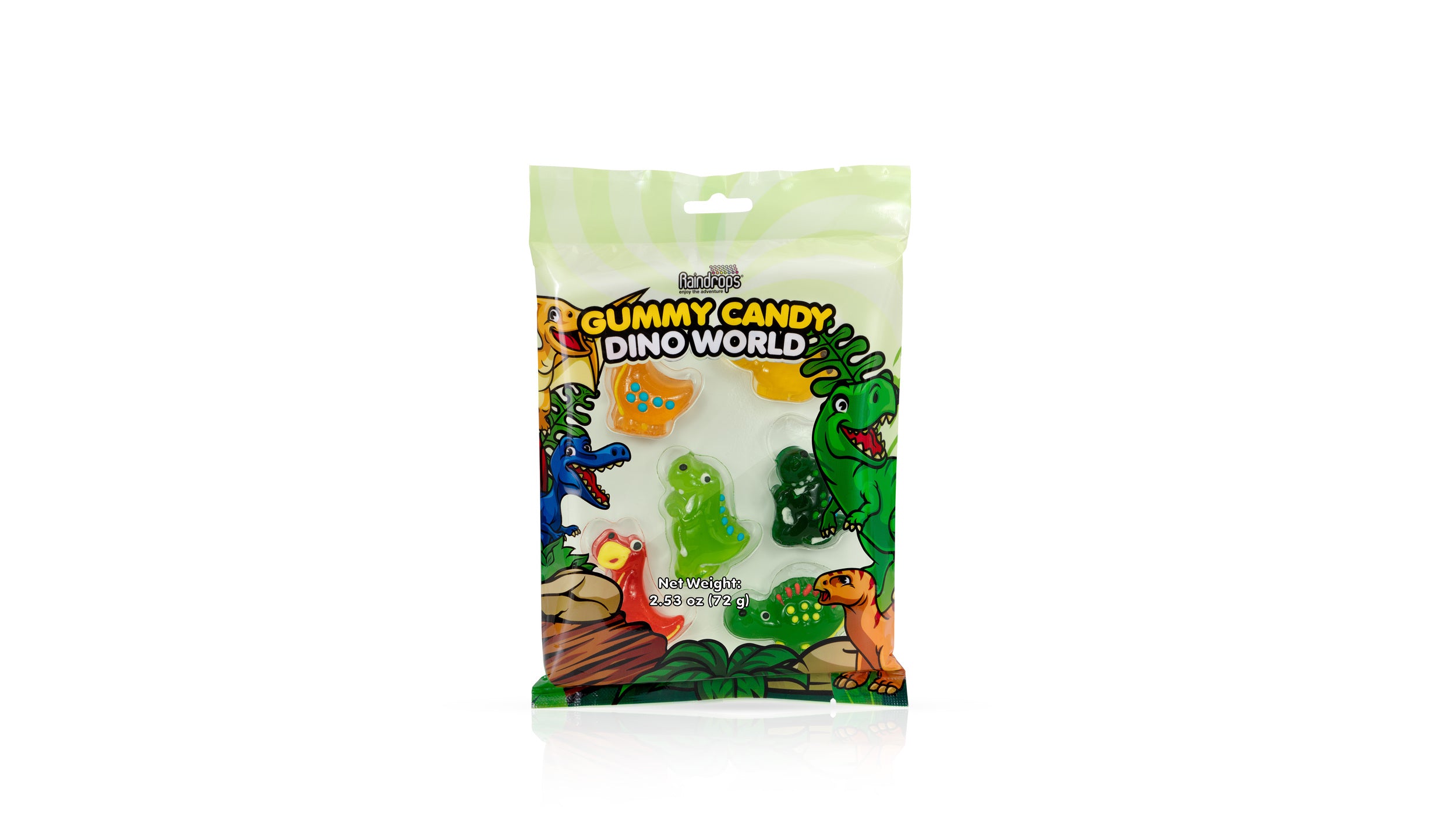 RAINDROPS Gummy Candy World Dino World 72g