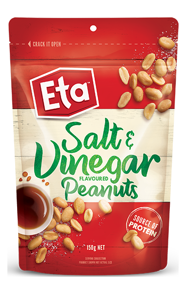 ETA Salt & Vinegar peanuts 150g