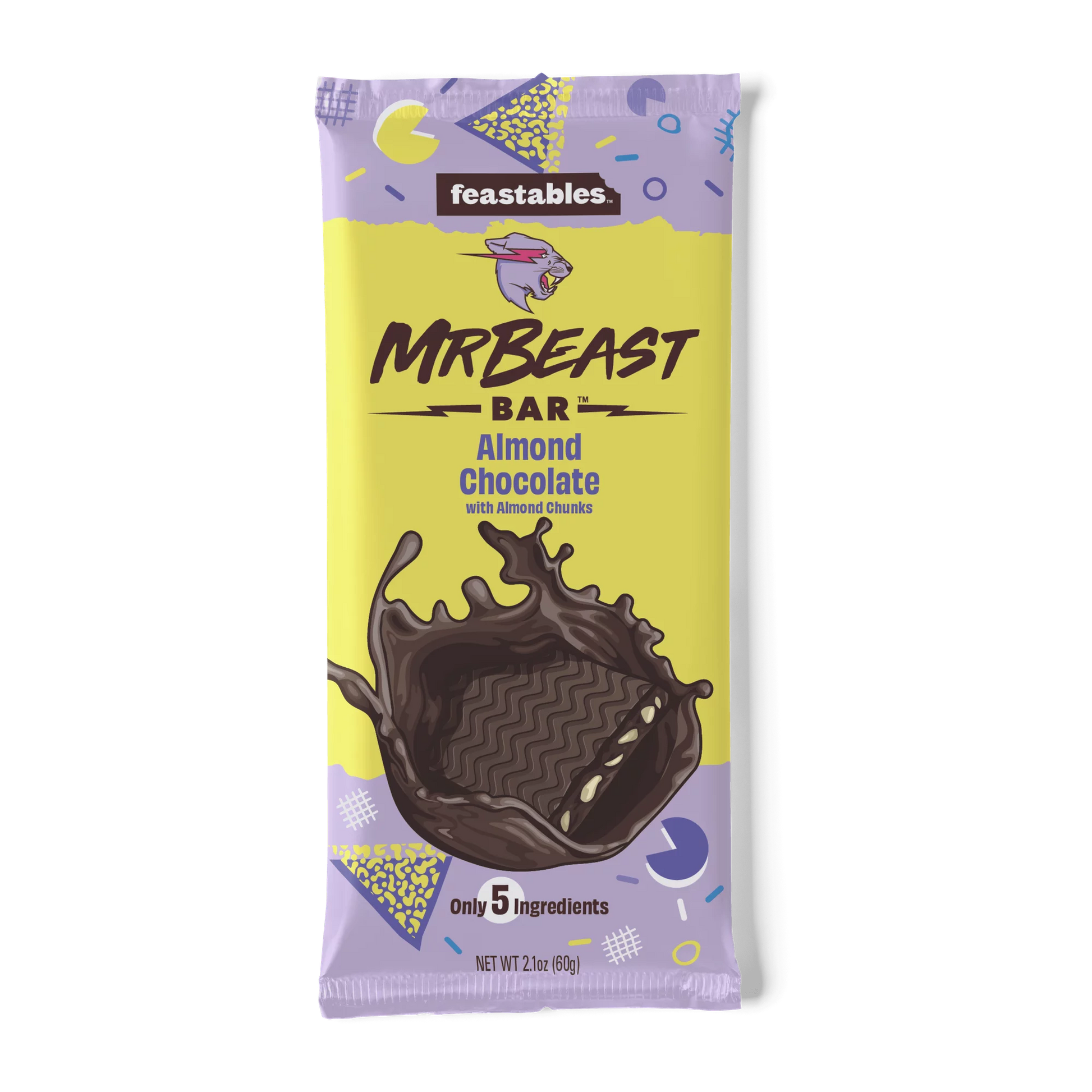 Feastables Mr Beast Bar Almond Chocolate 60g