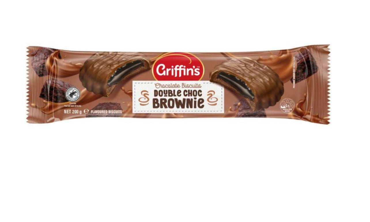Griffin’s Marvels Double Choc Brownie Biscuits 200g