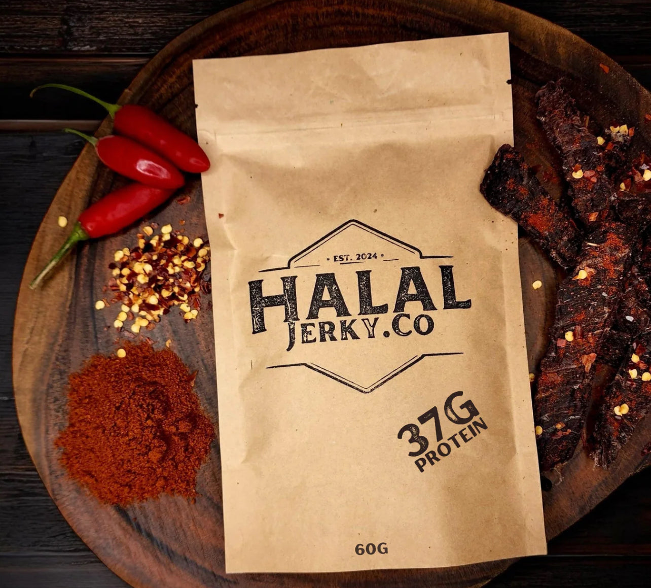 Halal Jerky.CO Cayenne Kick 60g