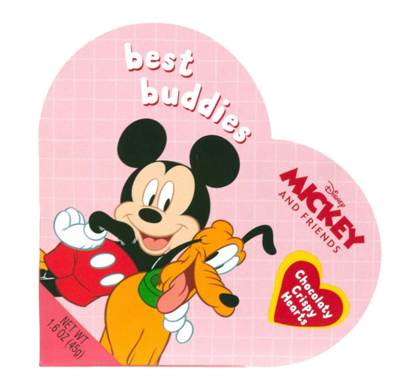 Disney Mickey And Friends Best Buddies Chocolate Hearts 45g