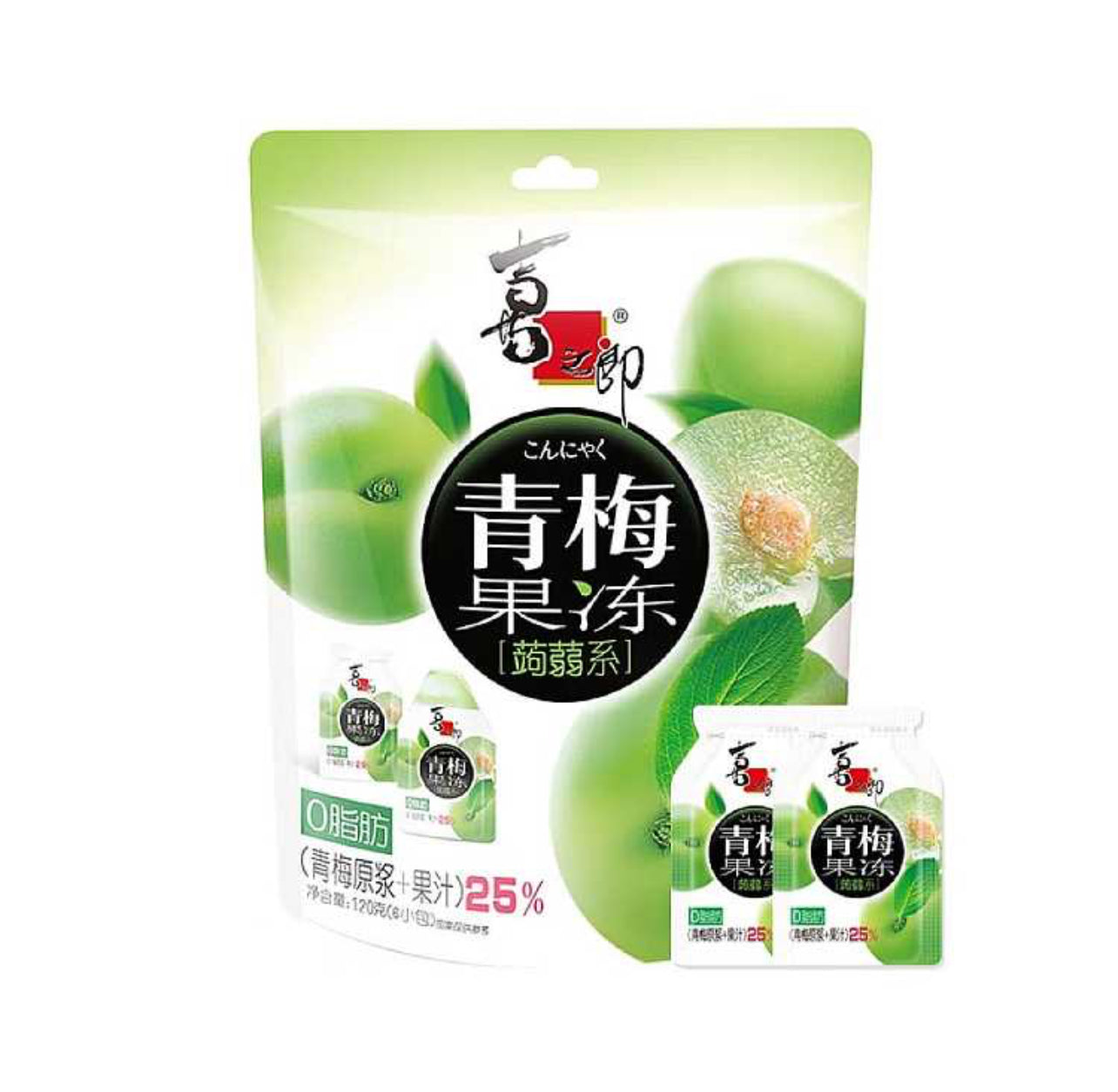 Green Plum Flavoured Jelly Pouch 120g