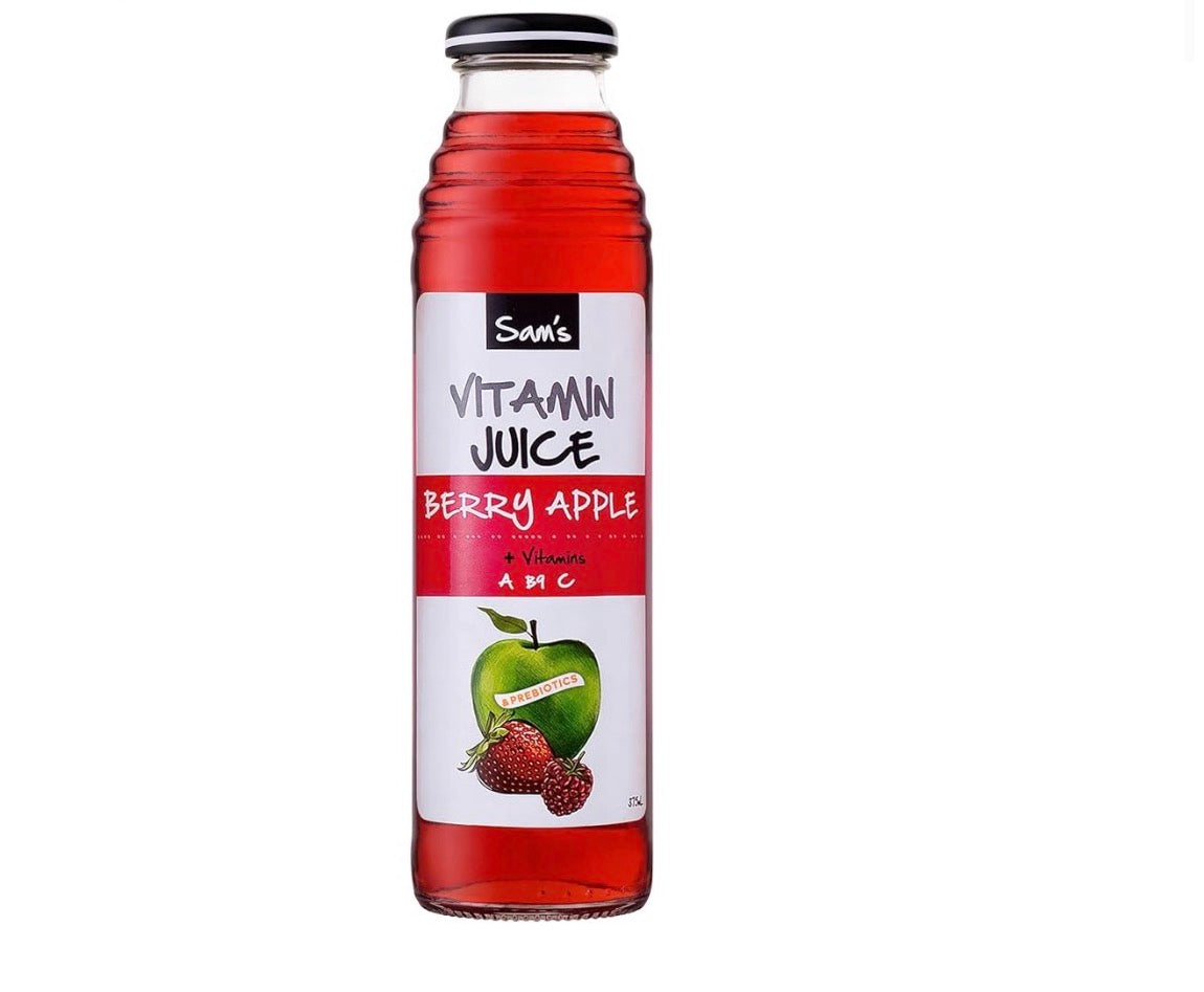 Sam’s Vitamin Juice Berry Apple 375ml
