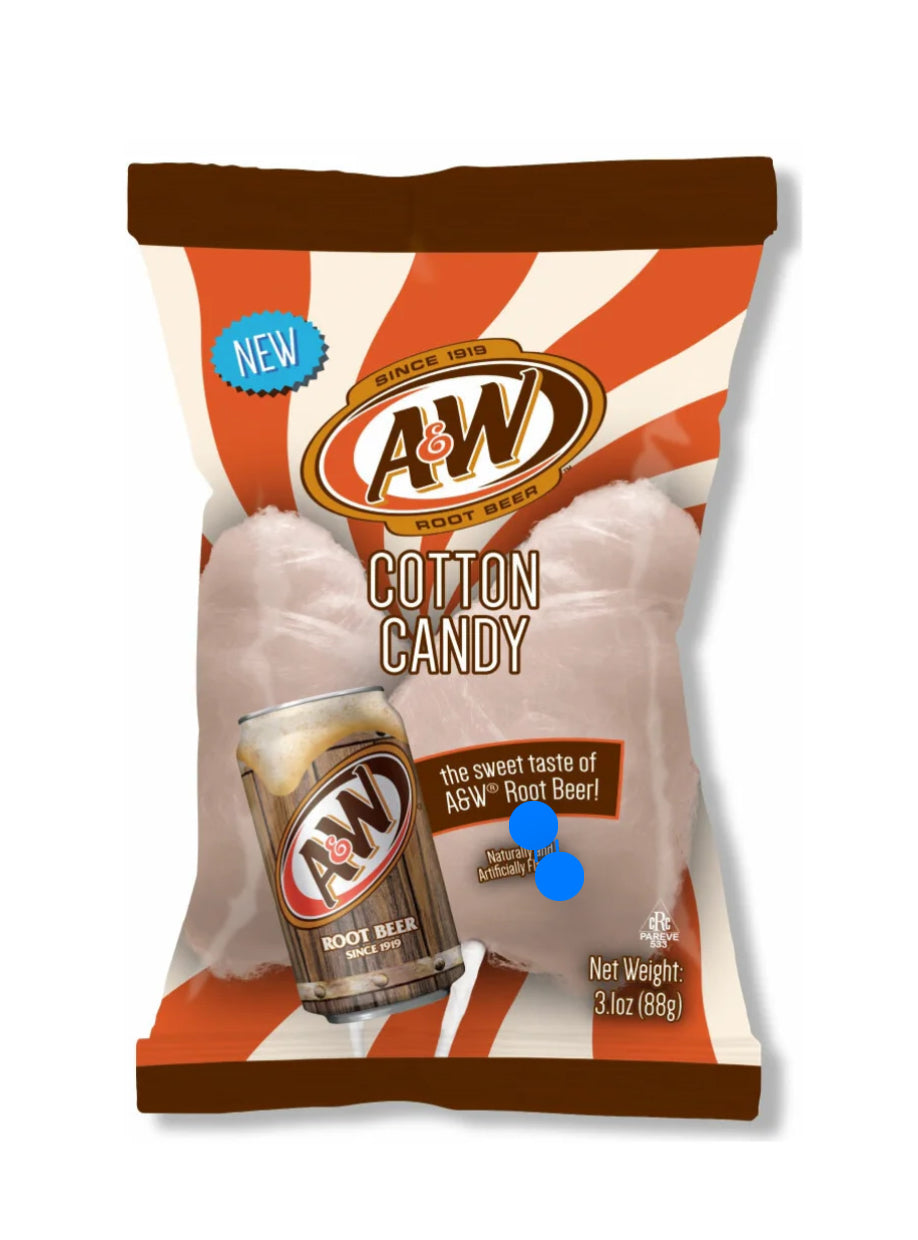 A&W Root Beer Cotton Candy 88g