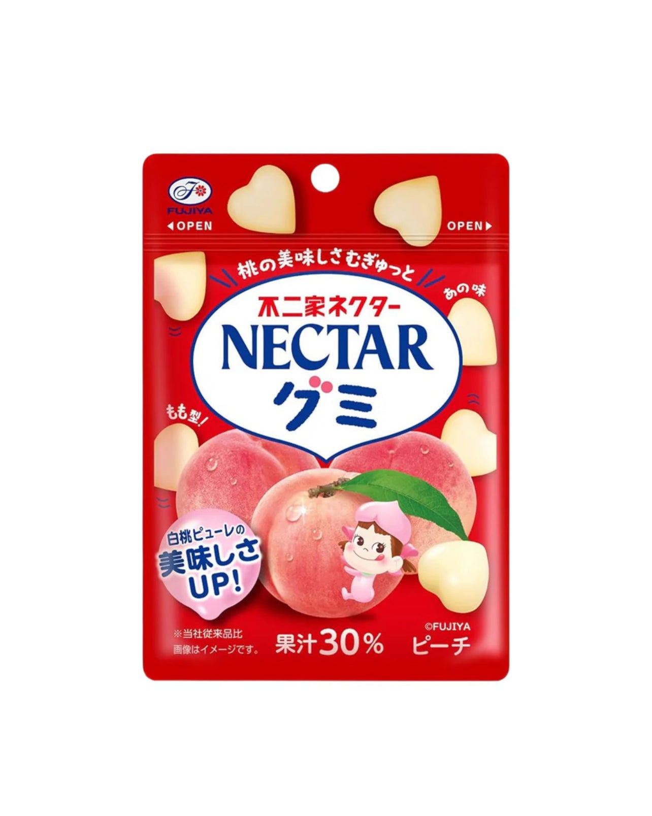 Fujiya Nectar Gummy Peach 48g