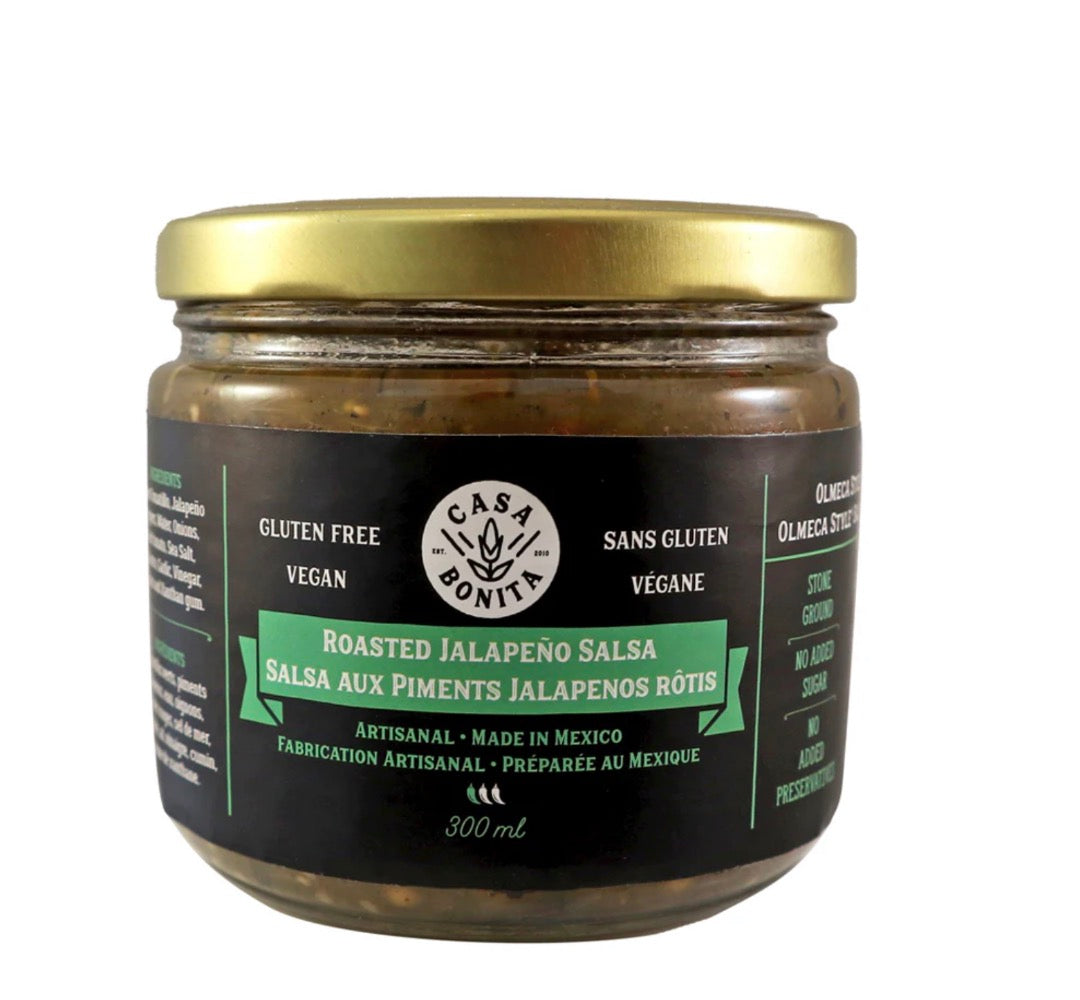 Casa Bonita Fire Roasted Jalapeno Salsa 300ml