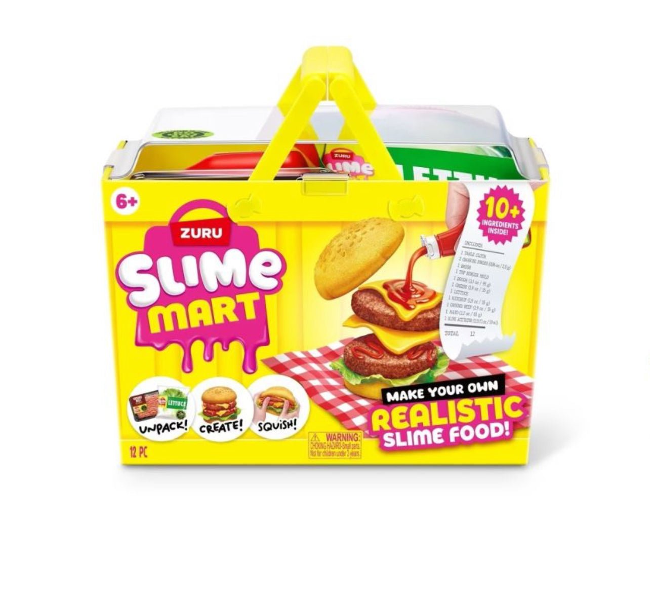 ZURU Slime Mart Kit Hamburger 13pc 400g